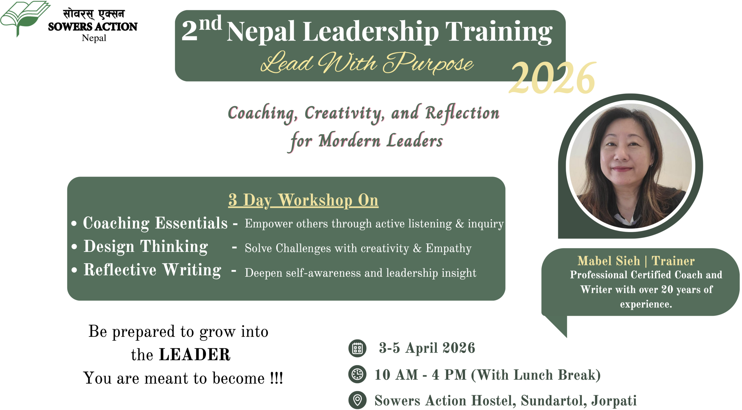 Nepal Leadership Training 2026